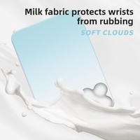 Tapis de souris et repose-poignet en mousse à mémoire de forme pour clavier et souris, avec design dégradé, pour bureau et ordinateur, vente en gros.
