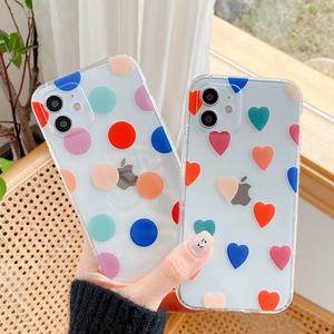 Funda de silicona suave para teléfono móvil iPhone, carcasa bonita con puntos ondulados y cara sonriente para iPhone 12 Mini 11 Pro Max XS XR 12Pro SE <span class=keywords><strong>2020</strong></span> 7 8 Plus X - Product Image 4