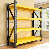 Étagère de stockage robuste réglable sans boulons, capacité de charge de 300 kg/étagère, en acier laminé à froid, protection contre la corrosion, antirouille