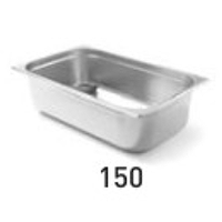 Buphex Haute Qualité GN Pan Gastronorm Récipient Alimentaire Style UE 1/2-150 Acier Inoxydable Plusieurs Tailles Restauration Buffet Équipement