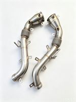 Tubería de Escape de Flujo Libre con Catalizador para McLaren 570S 650S 540C MP4-12C 600LT, Soldada con TIG en Acero Inoxidable SS304, en Stock, Lista para Enviar