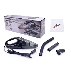 Miniaspiradora portátil de mano con cable para coche, aspirador de 4500PA, 120W de potencia, uso en seco y húmedo, gran oferta