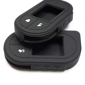 Cover in Silicone SKM per Chiave <span class=keywords><strong>Auto</strong></span> con Telecomando <span class=keywords><strong>Viper</strong></span> 7351V 7752V 7756V, Custodia Protettiva Pieghevole Leggera per Telecomando LCD a 2 Vie - Product Image 2