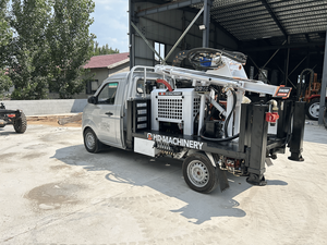 200m di profondità della piattaforma di perforazione rotativa per pozzi d'acqua montata per auto del motore essenziale del motore del riduttore componenti del nucleo di perforazione mineraria - Product Image 2