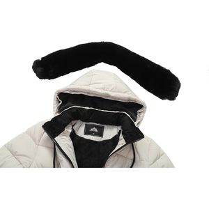 Moerdeng Women's <b>Waterproof</b> Long Winter <b>Parka</b> Thickened Quilted <b>Jacket</b> With Polyester Wadding Full Sleeve Warm Puffer Coat - Product Image 3