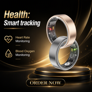 Bague Intelligente Étanche IA pour Hommes, Suivi de Santé, Fréquence Cardiaque, Surveillance Sanguine, Fitness, Sport, Contrôle via Application Android, Vente en Gros - Product Image 1