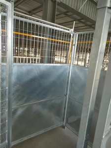 Hot Dipped Galvanized <strong>Dog</strong> Kennel Outdoor Covered <strong>Dog</strong> Kennels Outside Large <strong>Dog</strong> Enclosure Adjustable Feeder Bowl Playpen <strong>Fence</strong> - Product Image 6