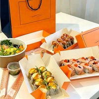 Maßgefertigte Halal-Lebensmittelverpackungsbox Einweg-Lunchbox Papier-Takeaway-Box für Arabisches Biryani Gegrilltes Hähnchen Gebratener Reis Nudeln