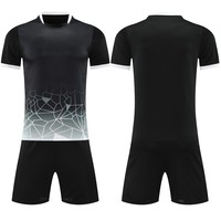 Fußball-Fan-Geschenke Herren Rollkragen-Kits Großhandel Maßgefertigte 100% Polyester Wärmeübertragungsdruck Fußballtrikots Trainingsanzüge