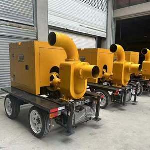 Pompe de drainage haute pression pour l'irrigation des terres agricoles, moteur diesel, remorque mobile, auto-amorçante - Product Image 5