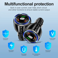 Chargeur Voiture Rétractable Auton Laturi 90W Autolader Câbles Rétractables Cargador de Carro Pengisi Daya Mobil Chargeur Voiture 3 en 1