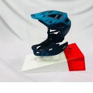 Custom Made Acryl Case Helm Levitating Display Showcase Idee Retail Winkel Fietshelm Display Stand