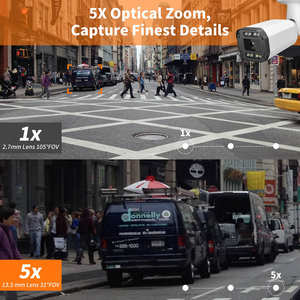 Vikylin CCTV-Kamera-Hersteller 5MP Vollfarb-Kamera mit Eingebautem Mikrofon H.265 Bewegungserkennung PoE Sicherheitskamera CCTV - Product Image 5