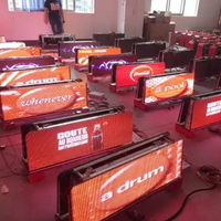 Plataforma en la Nube IoT Móvil P5 P4 P3, Sistema de Pantalla LED Inteligente, Letrero Publicitario para Techo de Auto, Pantalla Digital, Publicidad en Taxis