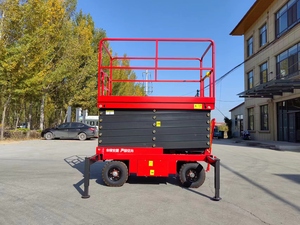 รถยกแพลตฟอร์มลิฟต์ไฟฟ้าขับเคลื่อนเต็มรูปแบบสำหรับร้านซ่อมเครื่องจักรและก่อสร้าง - Product Image 2