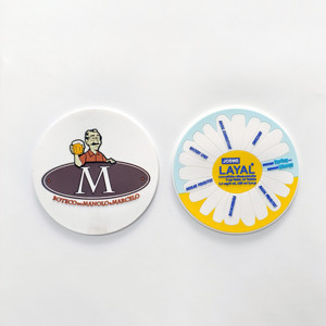 Promotion Blank White Pvc Coffee Cheap Tea Rubber Hotel Business Gift Sublimation Cup Coasters - Product Image 4