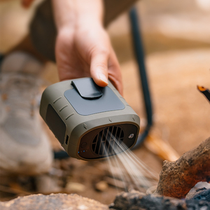 Ventilateur portable mini <span class=keywords><strong>LFLF</strong></span> 8000 mAh avec batterie, rechargeable, pour camping en extérieur, lampe de poche électrique de refroidissement pour la taille, usage domestique - Product Image 3