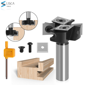 L-N258 1 Chiếc Mũi Phay Gỗ 4 Rãnh Với Dao Phay Mũi Khoan Gia Công Gỗ Cacbua Xi Măng Tấm Vỡ Kiểu Chèn Có Thể Lập Chỉ Mục - Product Image 2