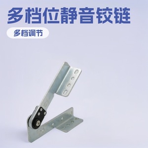 Furniture Hinge Steel Surface Mount 180-270 Degree Silent Adjustable Multi Position Hardware Accessory - Product Image 5