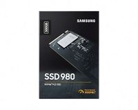 قرص صلب من سامسونج طراز MZ-V8V500BW بسعة 500 جيجابايت، SSD 980 NVMe M.2 PCIe Gen 3.0 X4 بتقنية 3-bit MLC وHMB وترميز AES 256-bit