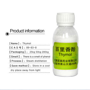BAICAO Aceite Esencial Puro de Cristales de Tomillo, Alcanfor y <span class=keywords><strong>Timol</strong></span>, Hidratante, Prensado por Expulsión, 100% Puro de Jiangxi, Precio al por Mayor - Product Image 5