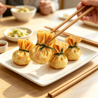 Catering Professionnel : 15g de Dim Sum Croquant Surgelé en Sachet, Idéal pour Buffets, Vente en Gros, OEM