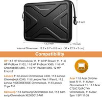 Housse de protection rigide pour ordinateur portable EVA imperméable et antichoc pour Macbook 15 pouces sac de transport LBX0113-2