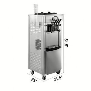 À une perte Machine à crème glacée 110/220v YKF-8228T commerciale avec 2 + 1 saveurs Ice Cream Maker - Product Image 3