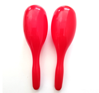 Maracas personnalisées avec logo, en plastique, pour fêtes, bruiteurs pour activités promotionnelles
