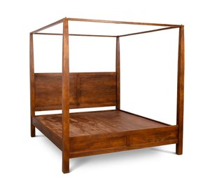 Cama King Size Aziz de Madera de Mango es una cama con cabecero impregnada de la esencia de la resistencia, fabricada con madera de mango de primera calidad. - Product Image 5