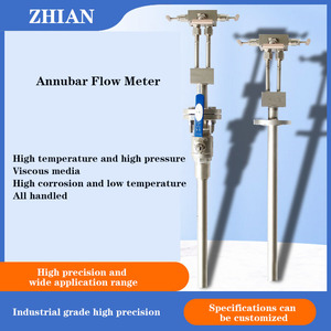 เครื่องวัดอัตราการไหลแบบแอนนูบาร์ชนิดเสียบขนาดเส้นผ่านศูนย์กลางใหญ่ ปรับแต่งได้ รองรับ OEM สำหรับแก๊ส น้ำ และของเหลวอื่นๆ - Product Image 4