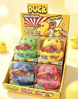 WOWEI Jouet Squishy Canard en TPR, Jouet Sensoriel Anti-Stress à Presser pour Enfants, Idéal pour Fêtes et Cadeaux, Canard Anti-Stress à Presser