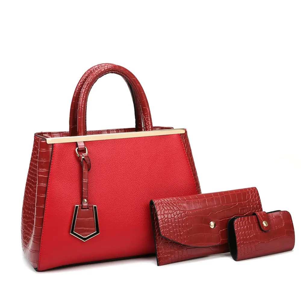 Women high quality Handbags sets Ladies Handbags Shoulder Bags Satchel 3pcs Purse Set