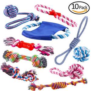 Lot <span class=keywords><strong>de</strong></span> 10 jouets en corde <span class=keywords><strong>de</strong></span> coton durables pour chien Assortiment <span class=keywords><strong>gratuit</strong></span> <span class=keywords><strong>de</strong></span> jouets pour chien à mâcher <span class=keywords><strong>2022</strong></span> - Product Image 3