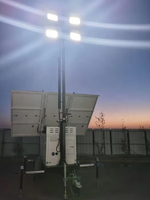 Tours d'éclairage mobiles solaires d'urgence et de sécurité à LED pour remorques, OEM d'usine, pour le pétrole et la construction