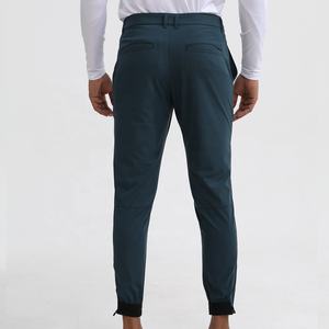 Vente en gros de pantalons de jogging de sport vierges pour hommes avec logo personnalisé de haute qualité 95% nylon 5% élasthanne vêtements de golf extensibles dans les quatre sens - Product Image 3