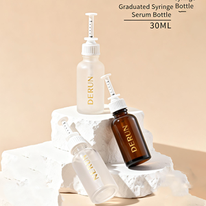 Flaconi Vuoti in Vetro con Contagocce per Oli Essenziali e Sieri Profumati, per Confezionamento, 5ml 10ml 15ml 20ml 30ml 50ml 100ml, Siringa Dosatrice - Product Image 5