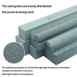 Bâton abrasif en carbure de silicium vert, <span class=keywords><strong>pierre</strong></span> à aiguiser, <span class=keywords><strong>pierre</strong></span> à aiguiser carrée, plate, triangulaire, en forme de demi-cercle, pierres à aiguiser <span class=keywords><strong>pour</strong></span> couteaux - Product Image 4