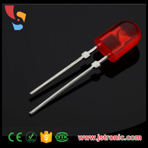 ג 'סטרוניק 5 מ "מ אדום מטבל סגלגל 546 הוביל דיודת הוביל דיודה 3.8 בהיר גבוה 5.2 מ" מ - Product Image 2