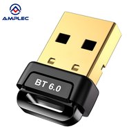 Adaptateur BT USB BT6.0 EDR & BLE pour PC, design compact, Plug & Play, compatible avec Windows 10/11, récepteur et émetteur BT