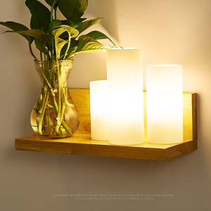Indoor Decoration Nordic <strong>Wall</strong> Lamp Creative <strong>Wooden</strong> <strong>Sconce</strong> Home Bedroom Living Room E27 <strong>Wall</strong> Lamp Light Led Modern