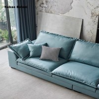 Ensemble de canapés modulaires rectangulaires en tissu vert moderne pour salon, hôtel ou appartement