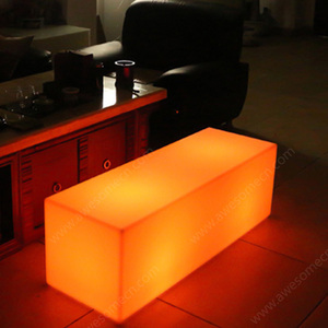 Panca e Tavolo LED Illuminati da Esterno Contemporanei per Eventi in Giardino e <span class=keywords><strong>Bar</strong></span> (BS120) - Product Image 4