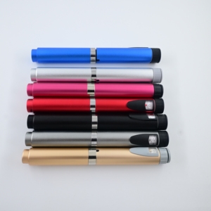 Ergonomic Reusable Metal Injection <b>Pen</b> with Body Cap for 3ml Cartridge Custom Logo Packaging Applications - Product Image 2