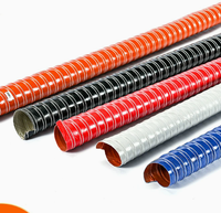 Tuyau d'air carré flexible en tissu de fibre de verre enduit de silicone haute température Xinbo pour systèmes de ventilation industrielle