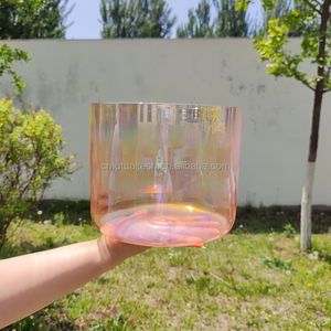 Juego de Cuencos Cantores de Cristal Aurora Cósmica, 3 Piezas, 432Hz, Terapia de Sonido de Cuarzo con Bolsa de Transporte para Baño Espiritual - Product Image 3