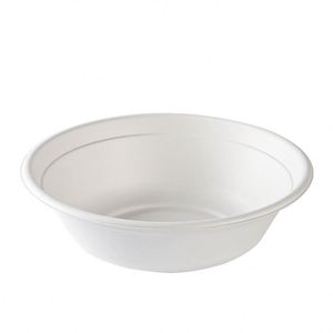 Biodegradable Sugarcane Bagasse750ml <b>Disposable</b> Sturdy Soup <b>Rice</b> <b>Bowl</b> for Takeaway Food Packaging - Product Image 1