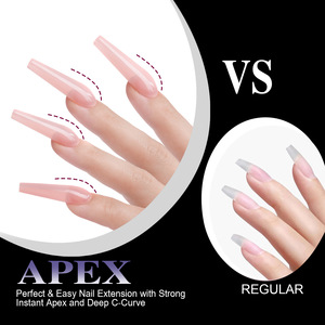 Uñas Postizas de Extensión de Diferentes Tamaños, Más Vendidas en Europa, Curvatura Profunda en C, Puntas de Uñas de Gel Acrílico Gruesas y Suaves - Product Image 5