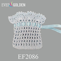 Crochet Mini sac à tricoter bébé sac produits en vrac pour bébé douche baptême faveur sac enfant fête d'anniversaire cadeau