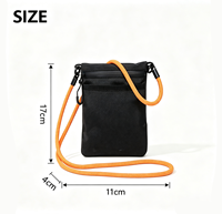 Petit sac messager pour homme, sac à bandoulière décontracté pour téléphone
